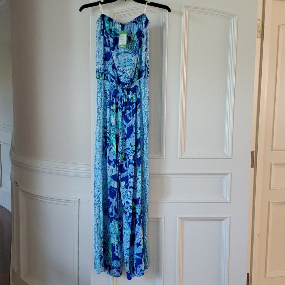 NWT Lilly Pulitzer strapless jumpsuit